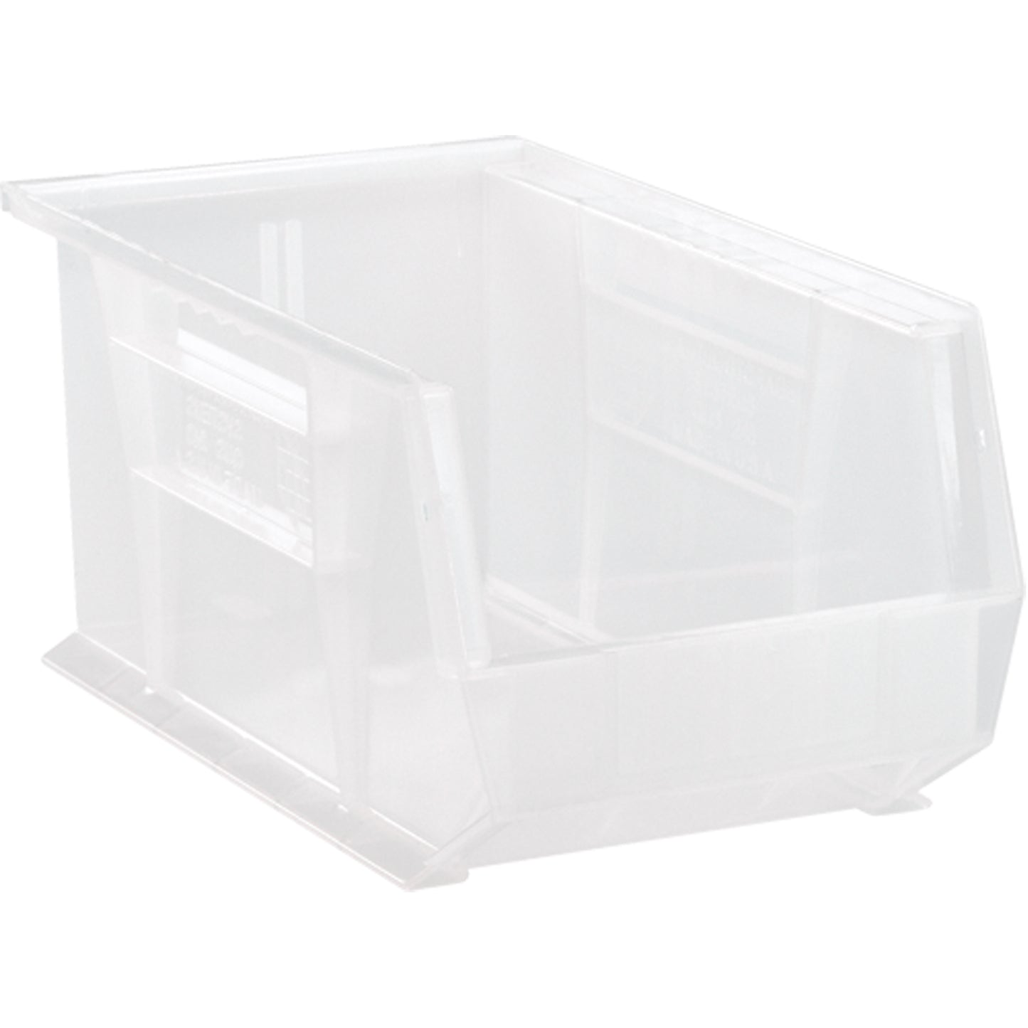 Clear-View Ultra Stack & Hang Bin, 8-1/4" W x 7" H x 14-3/4" D, Clear