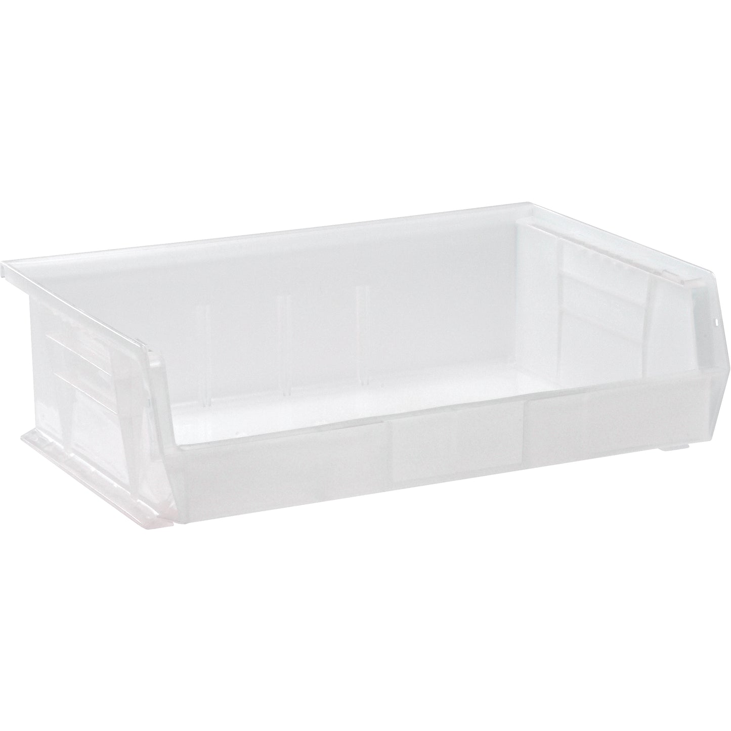 Clear-View Ultra Stack & Hang Bin, 16-1/2" W x 5" H x 10-7/8" D, Clear