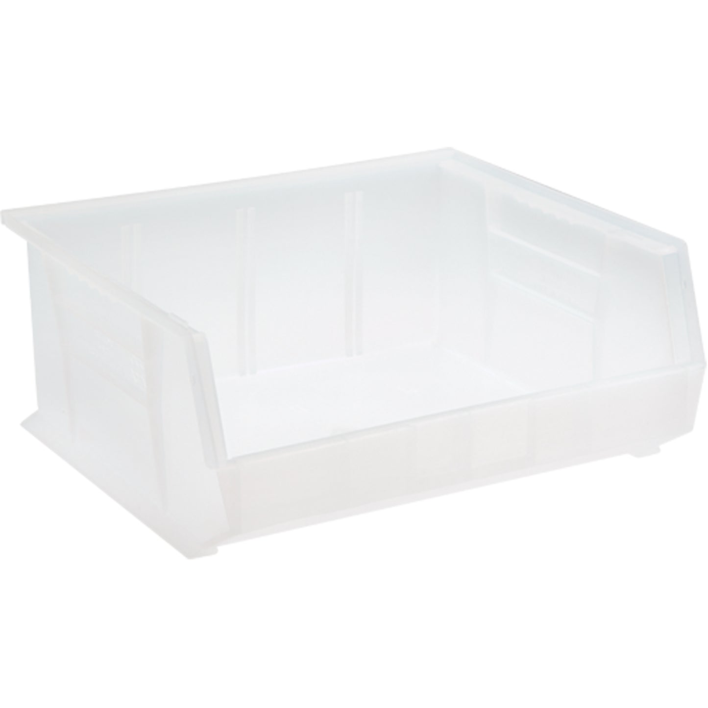 Clear-View Ultra Stack & Hang Bin, 16-1/2" W x 7" H x 14-3/4" D, Clear