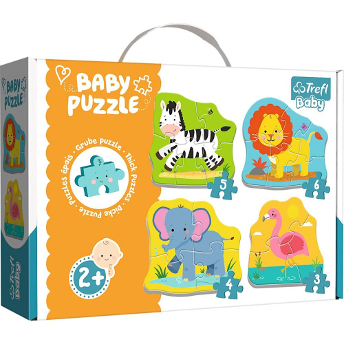 PUZZLE - BABY CLASSIC - ANIMALS on the SAFARI (Case of 6)