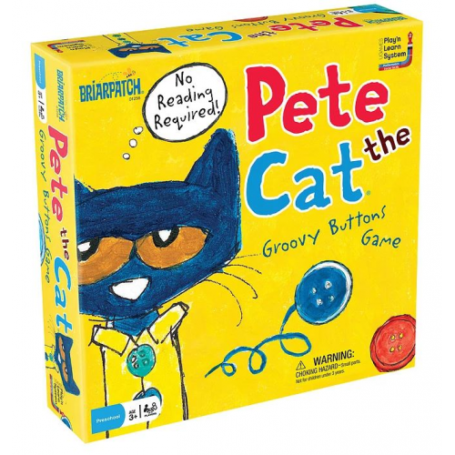 BRIARPATCH - PETE the CAT - GROOVY BUTTONS GAME (Case of 6)