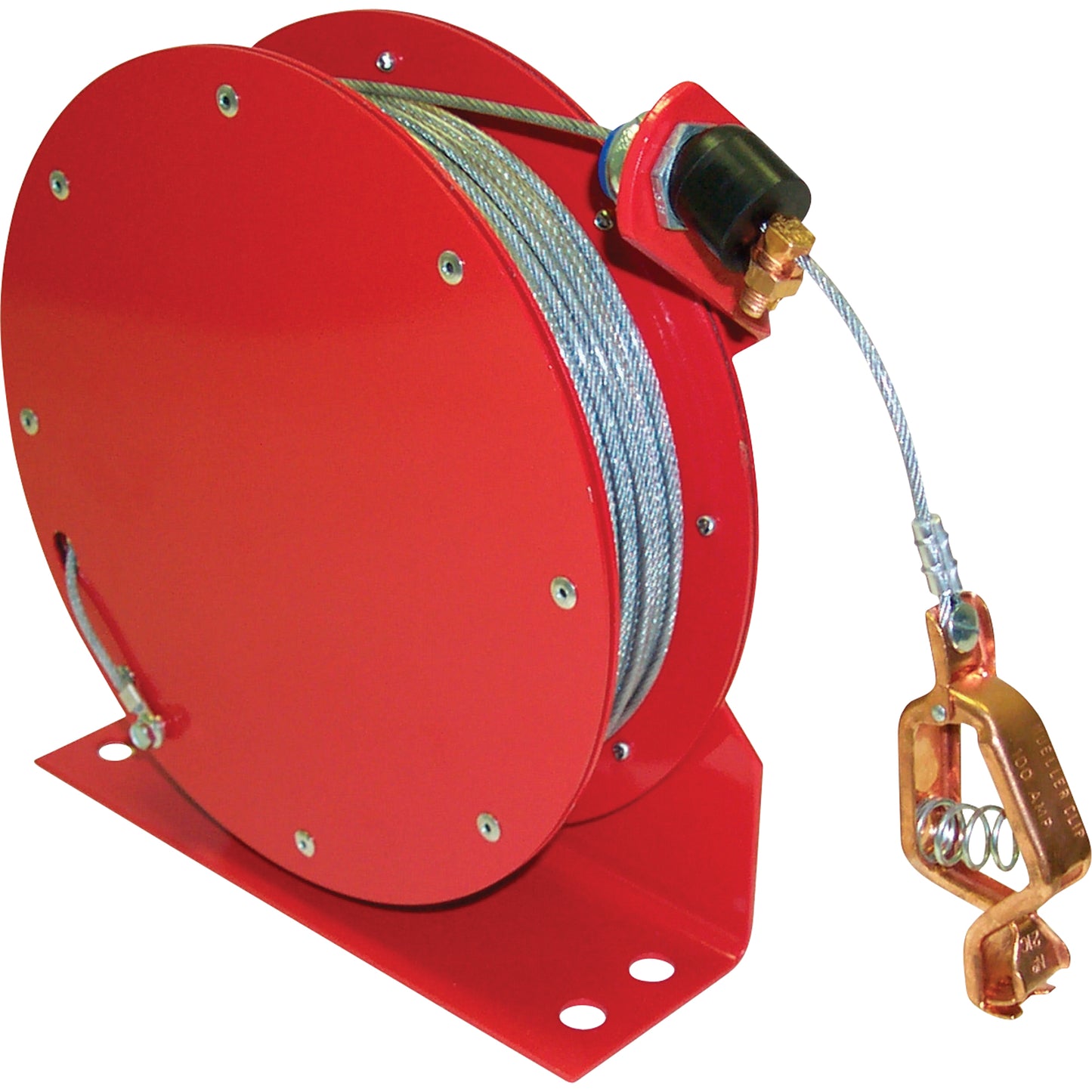 Retractable Grounding Wires, 100' Length, Heavy-Duty