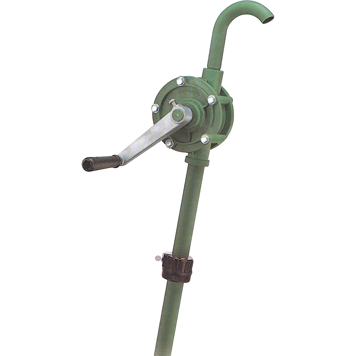 Rotary Type Drum Pump, Polypropylene, Fits 15-55 Gal., 8 oz. per revolution