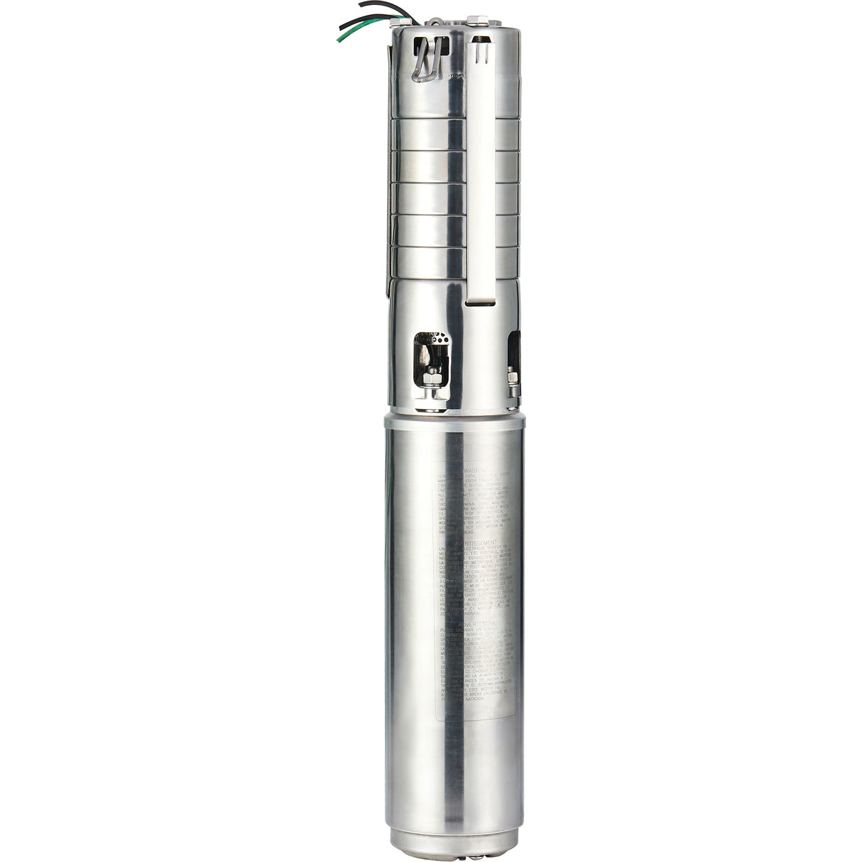 Submersible Deep Well Pump, 230 V, 1300 GPH, 1/2 HP