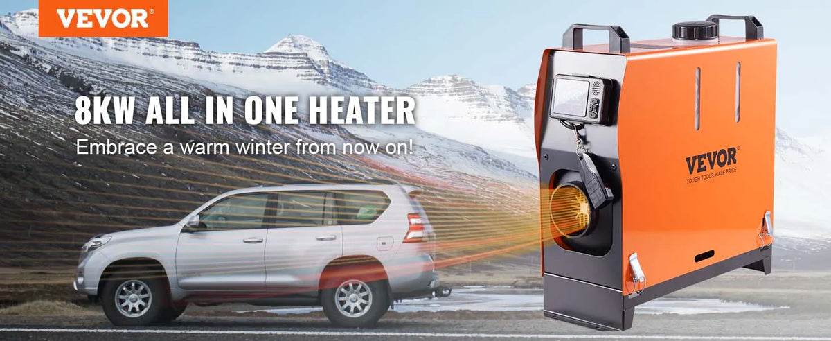 VEVOR 8 KW Diesel Air Heater, Bluetooth App Control All-on-one Diesel Heater with Automatic Altitude Adjustment, Remote Control and LCD, Portable Parking Heater for RV Trailer Camper Van Boat extra image