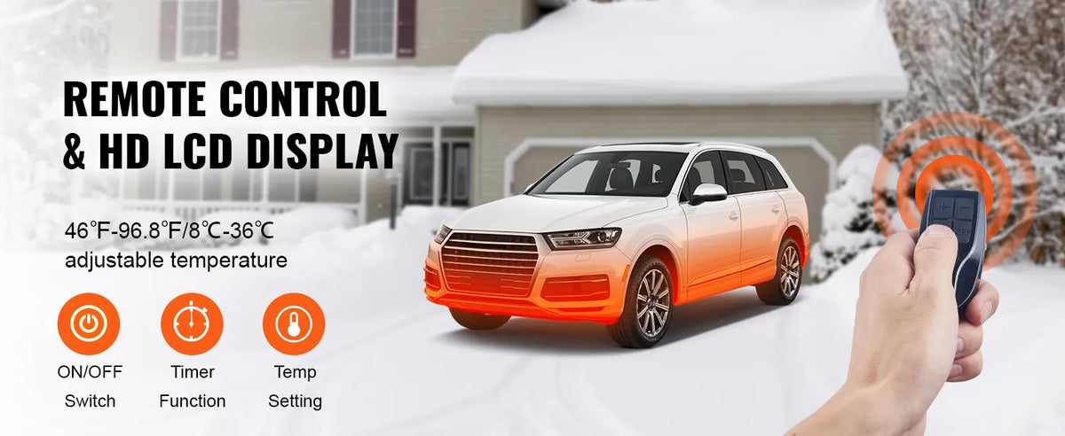 VEVOR 8 KW Diesel Air Heater, Bluetooth App Control All-on-one Diesel Heater with Automatic Altitude Adjustment, Remote Control and LCD, Portable Parking Heater for RV Trailer Camper Van Boat extra image