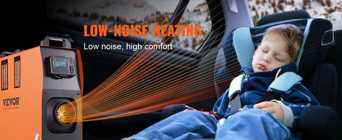 VEVOR 8 KW Diesel Air Heater, Bluetooth App Control All-on-one Diesel Heater with Automatic Altitude Adjustment, Remote Control and LCD, Portable Parking Heater for RV Trailer Camper Van Boat extra image