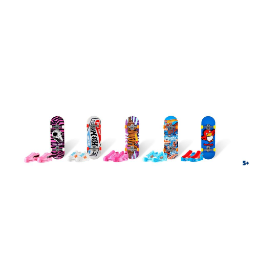 HOT WHEELS - SKATE FINGERBOARD + SHOE ASST (Case of 16)