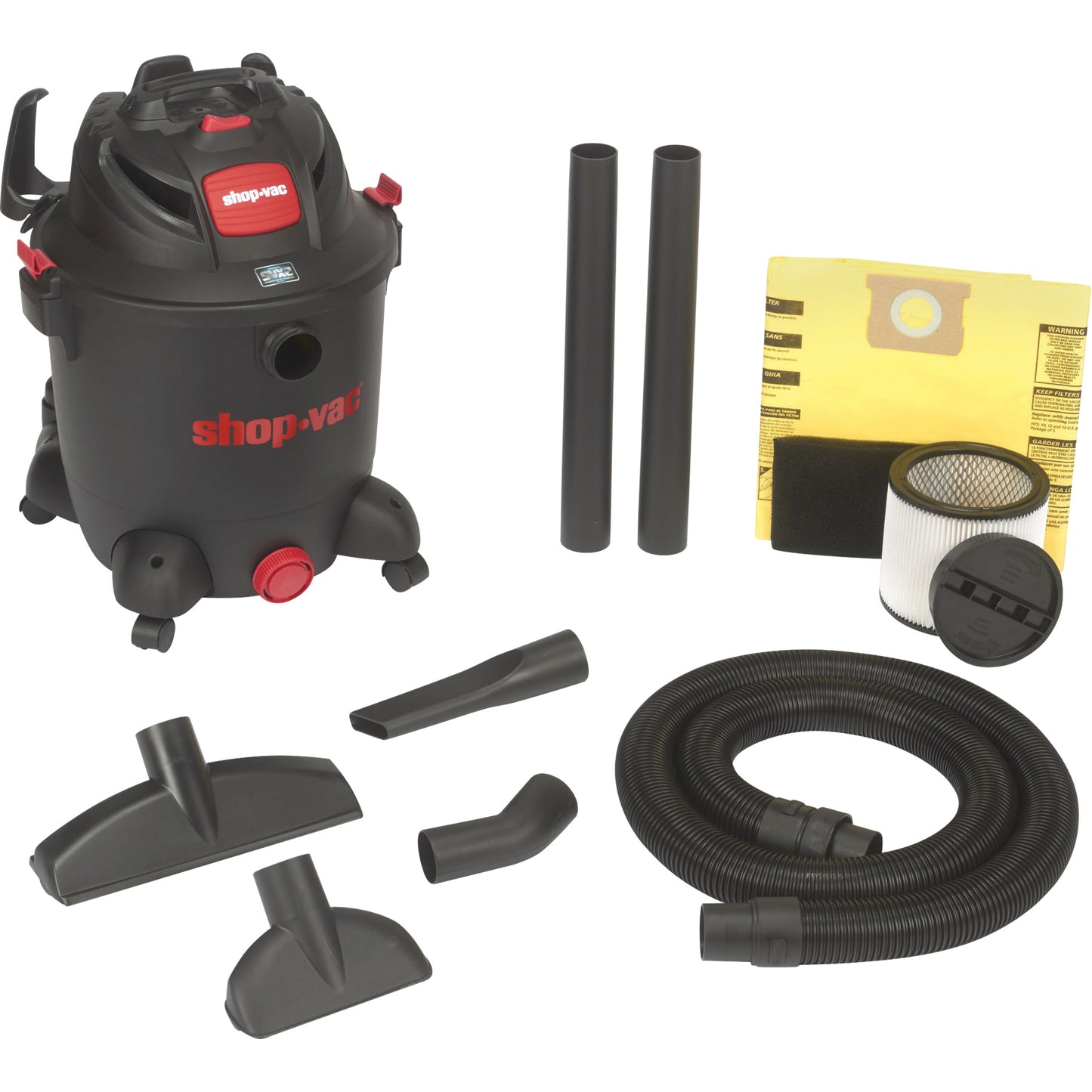SVX2 Utility Shop Vacuum, Wet-Dry, 5.5 HP, 12 US Gal. (45.4 Litres)