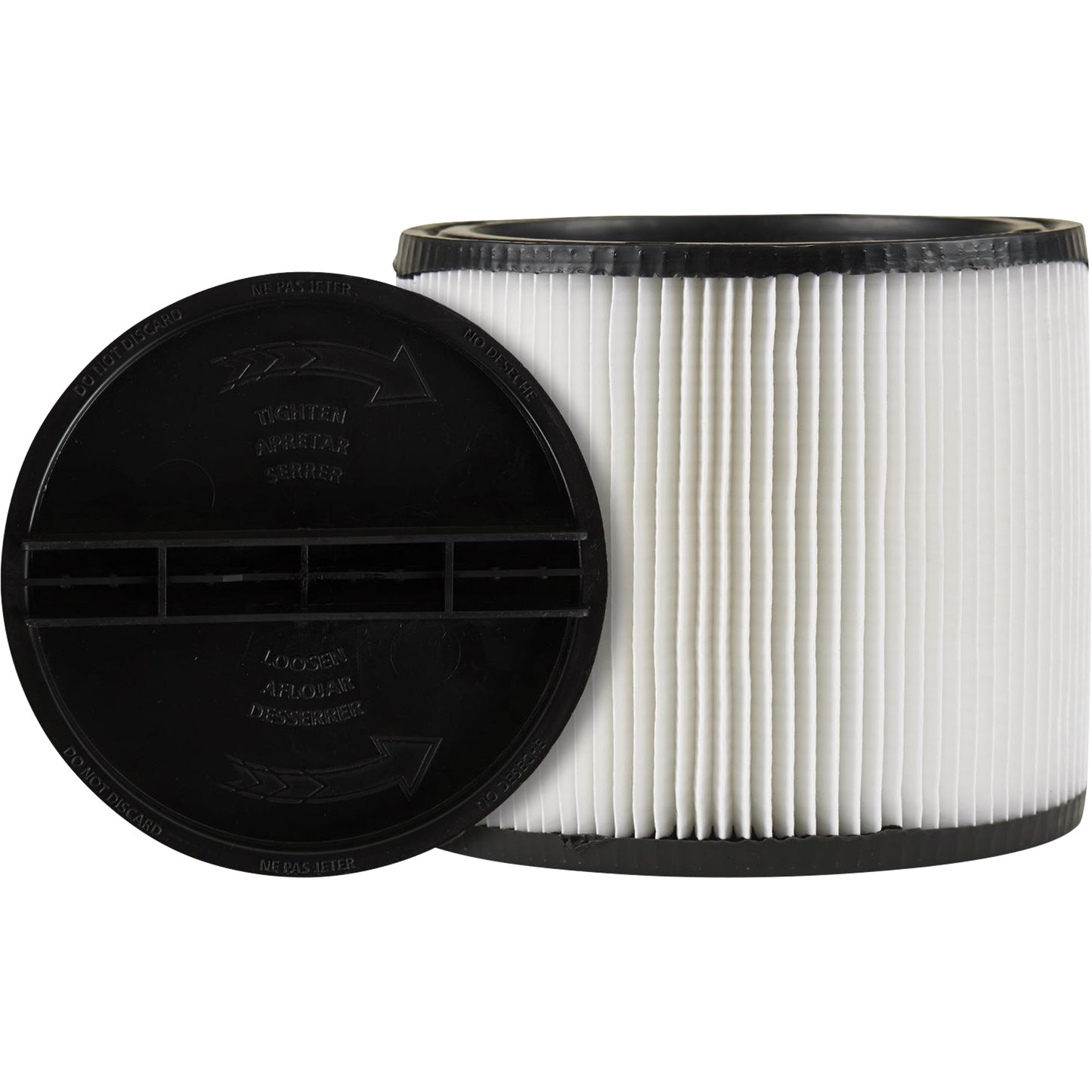 Vacuum Filter, Cartridge, Fits 5 US gal.