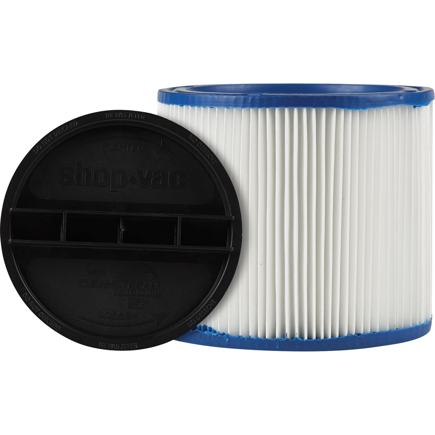 CleanStream® Gore® Wet/Dry Vacuum Filter, Cartridge/Hepa, Fits 5 US gal.