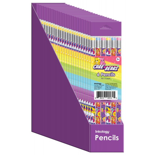 CARE BEARS - 6pk PENCILS (Case of 24)