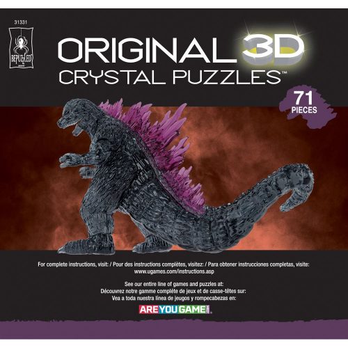 GODZILLA - ULTRA DLX 3D CRYSTAL PUZZLE (Case of 6)
