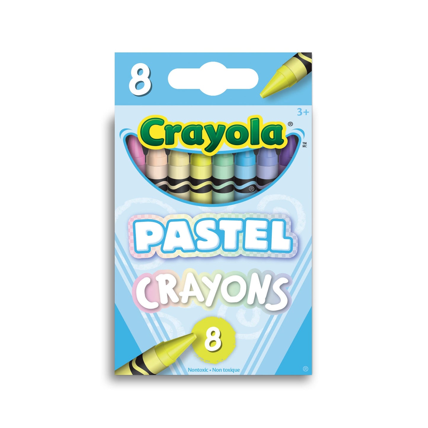 Crayola Pastel Crayons, 8 Count (Case of 48)