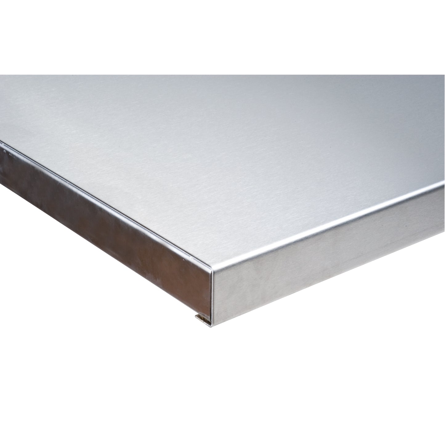 304 Stainless Steel Wood-Filled Workbench Tops, 24" D x 48" W, 1-3/4" Thick