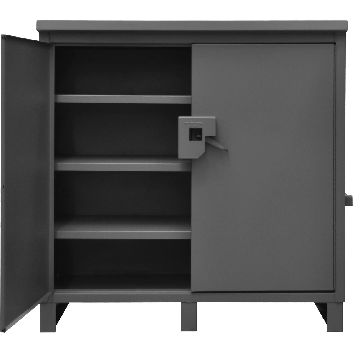 Lockable Jobsite Cabinet, Grey