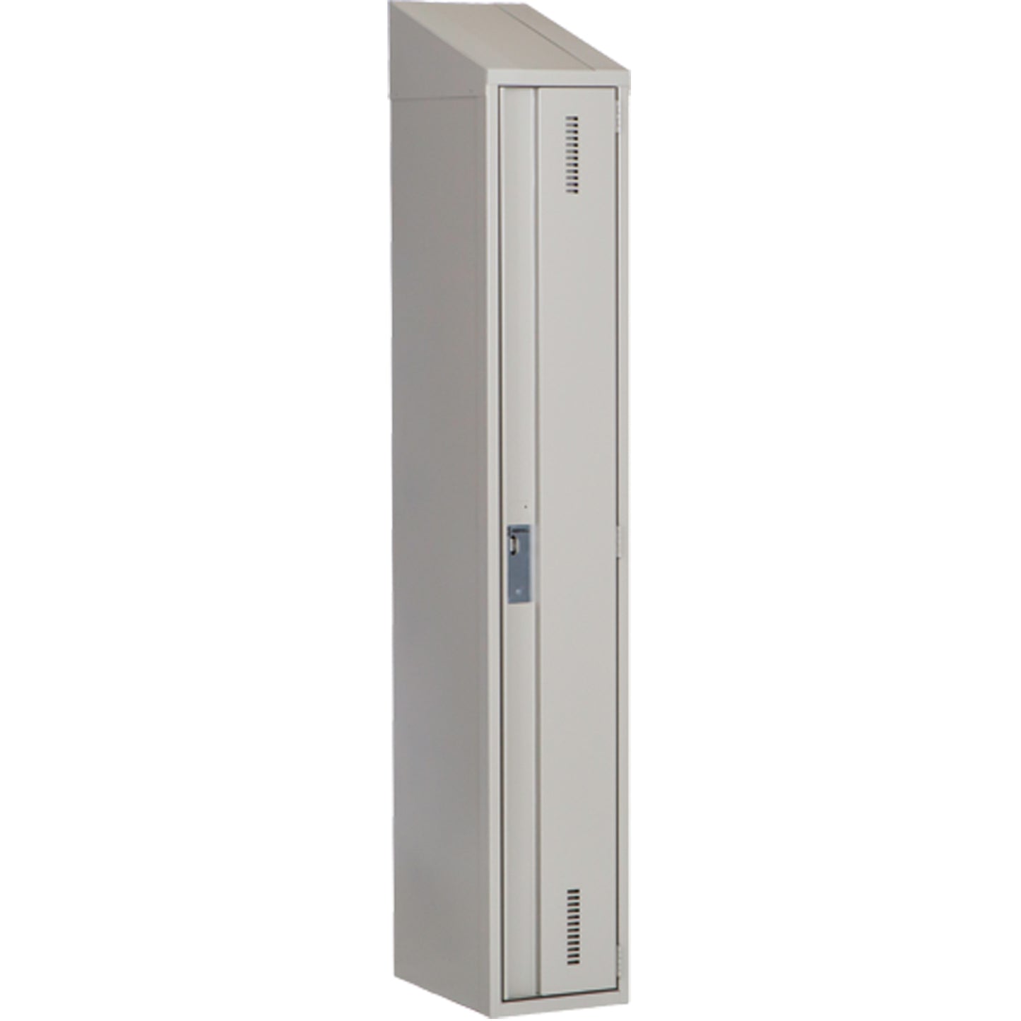 Concorde™ Heavy-Duty Lockers, 12" x 18" x 78", Steel, Grey, Welded (Assembled)