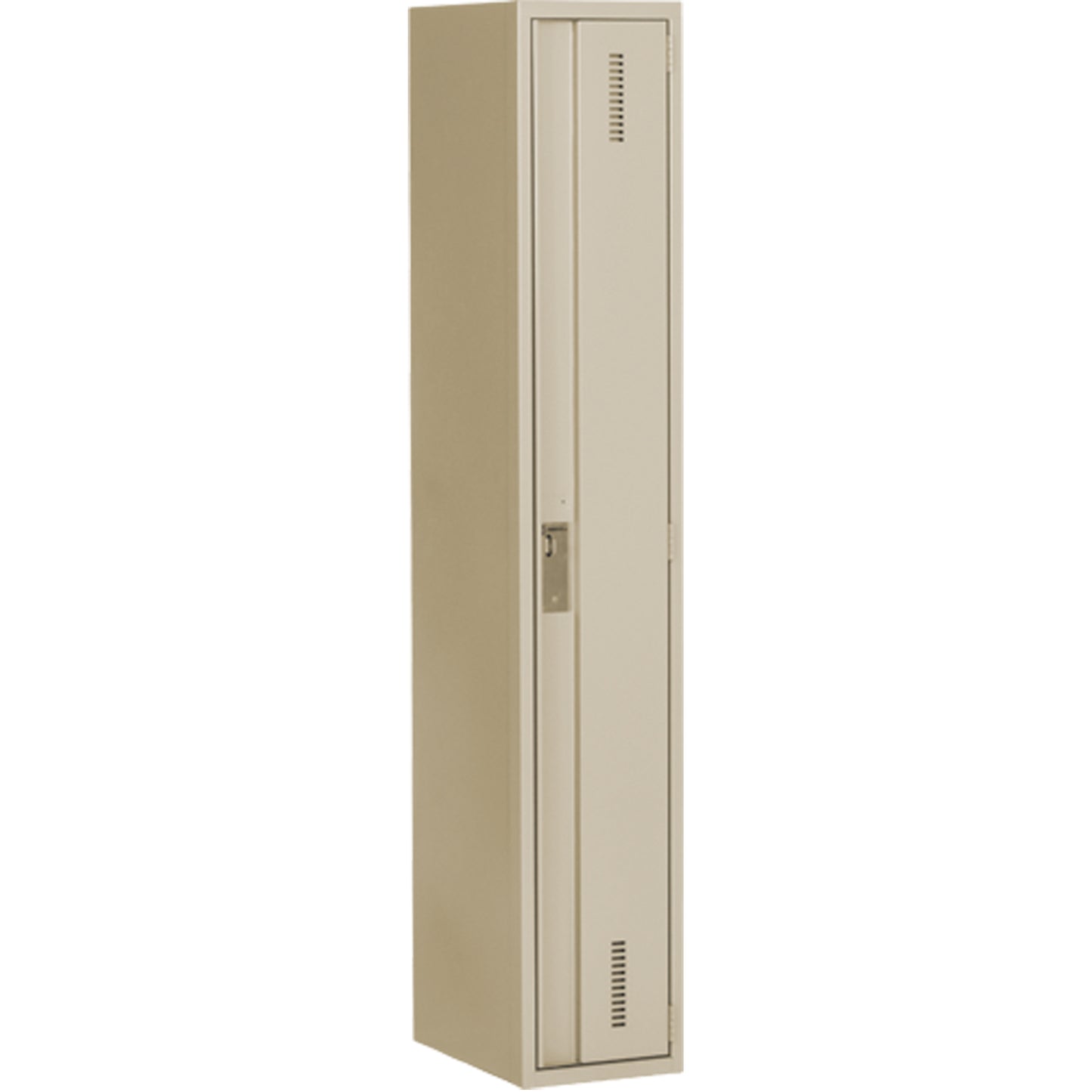 Concorde™ Heavy-Duty Lockers, 12" x 18" x 72", Steel, Beige, Welded (Assembled)