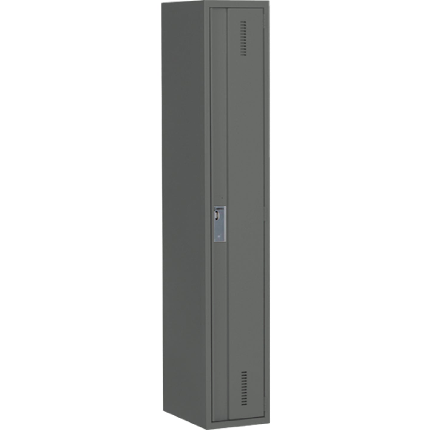 Concorde™ Heavy-Duty Lockers, 12" x 18" x 72", Steel, Charcoal, Welded (Assembled)