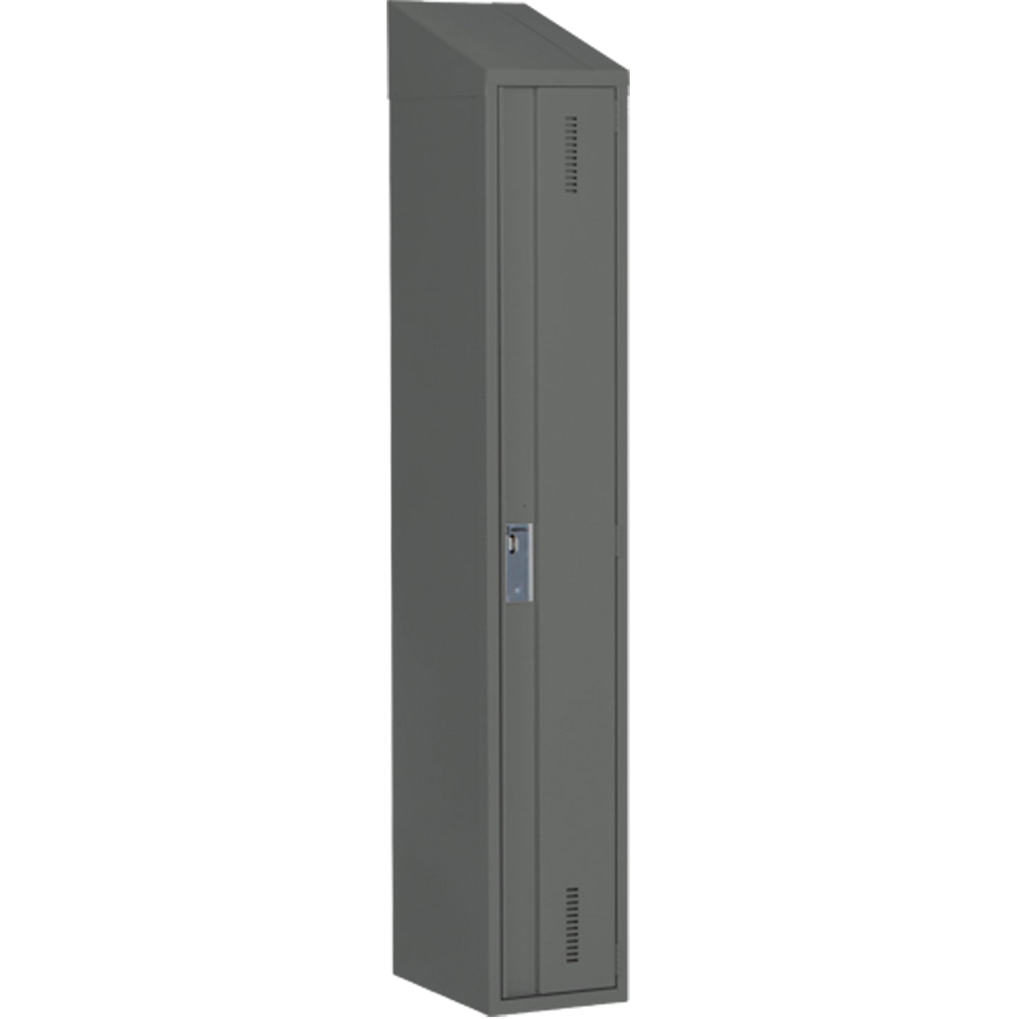 Concorde™ Heavy-Duty Lockers, 12" x 18" x 78", Steel, Charcoal, Welded (Assembled)