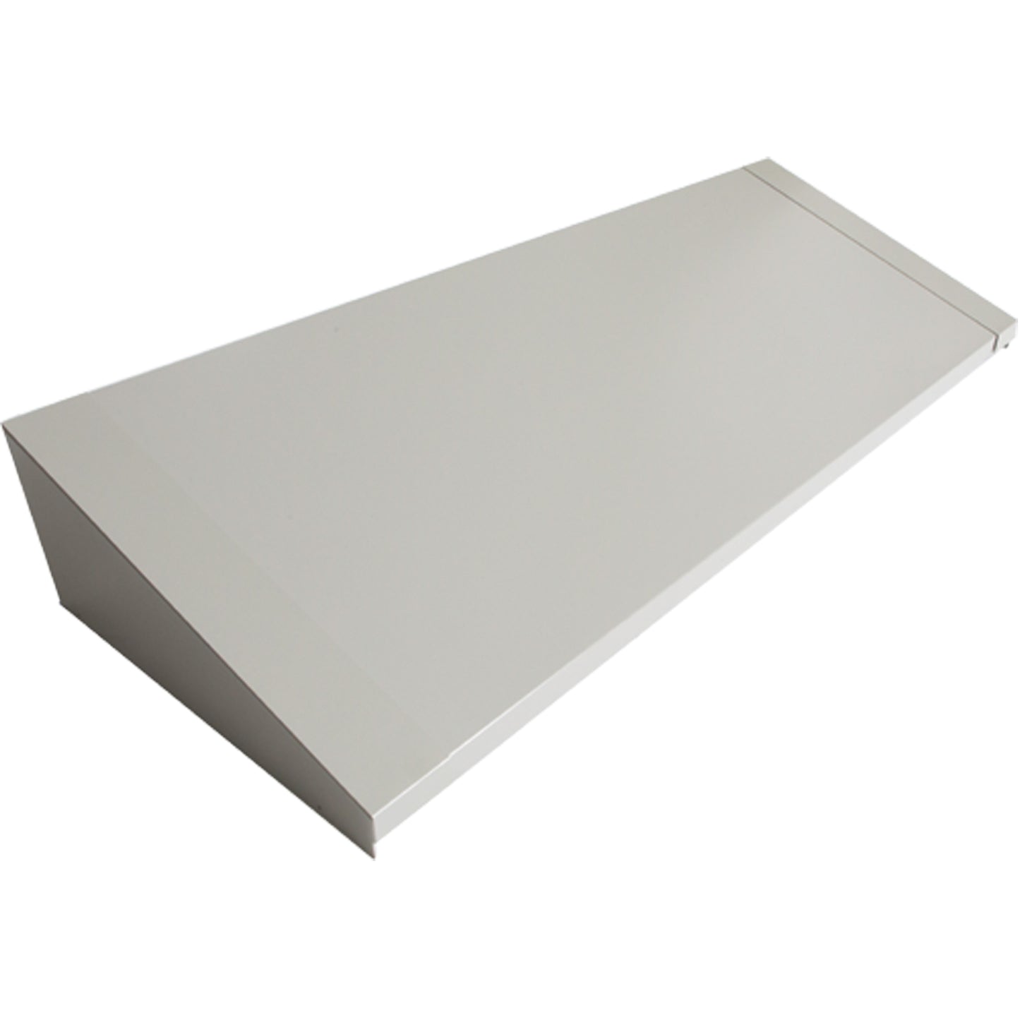 All-Welded Concorde™ - Heavy-Duty Lockers Sloping Top, 4 Bank, 18" D x 48" W x 6" H, Grey, Steel