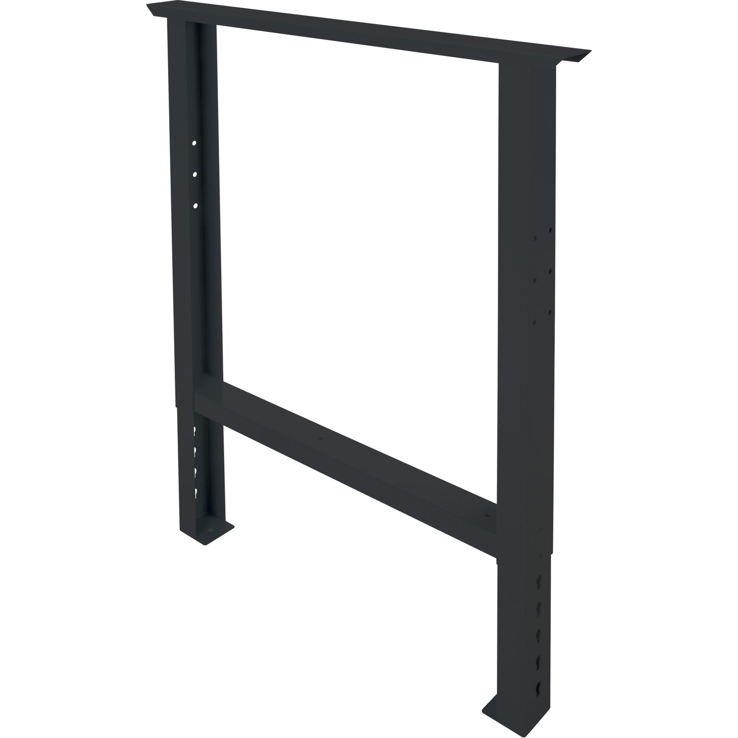 Industrial Duty Leg for Workbench, Steel, 30" D x 34" H, Single