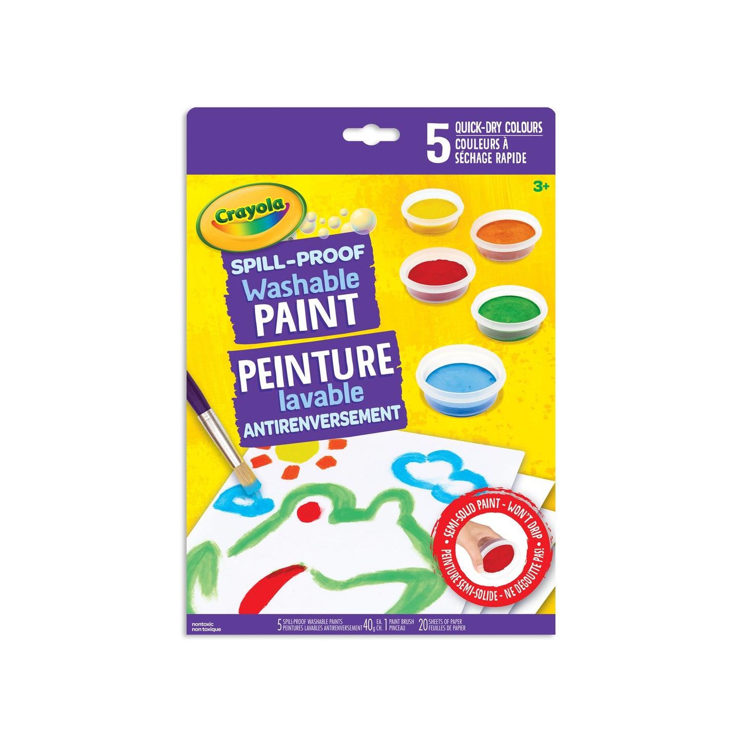 Crayola Spill Proof Washable Paint Kit (Case of 4)