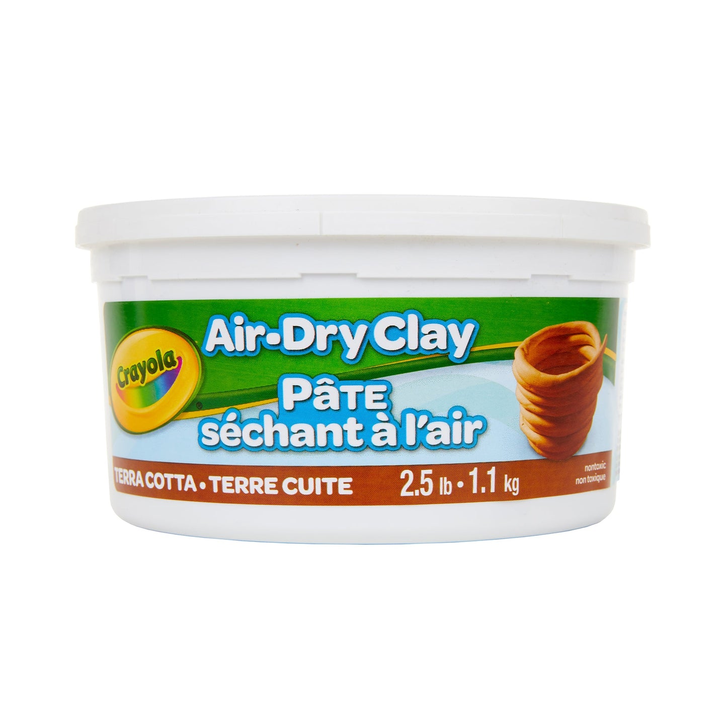 Crayola Air-Dry Clay, Terra Cotta (Case of 4)