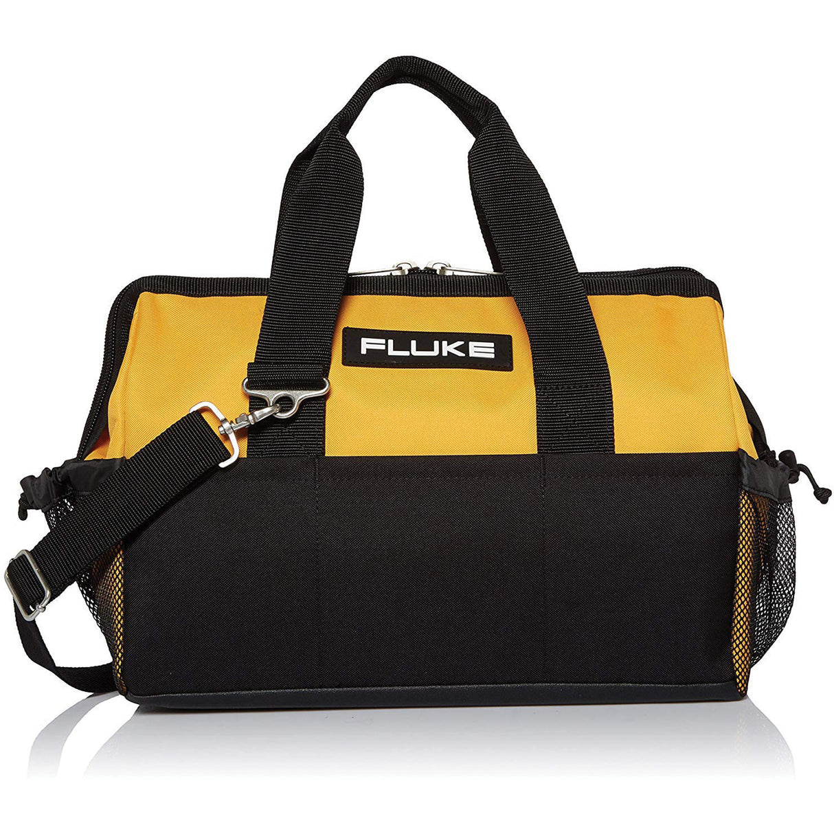 C550 Premium Tool Bag, Ballistic Nylon, 25 Pockets, Black/Yellow
