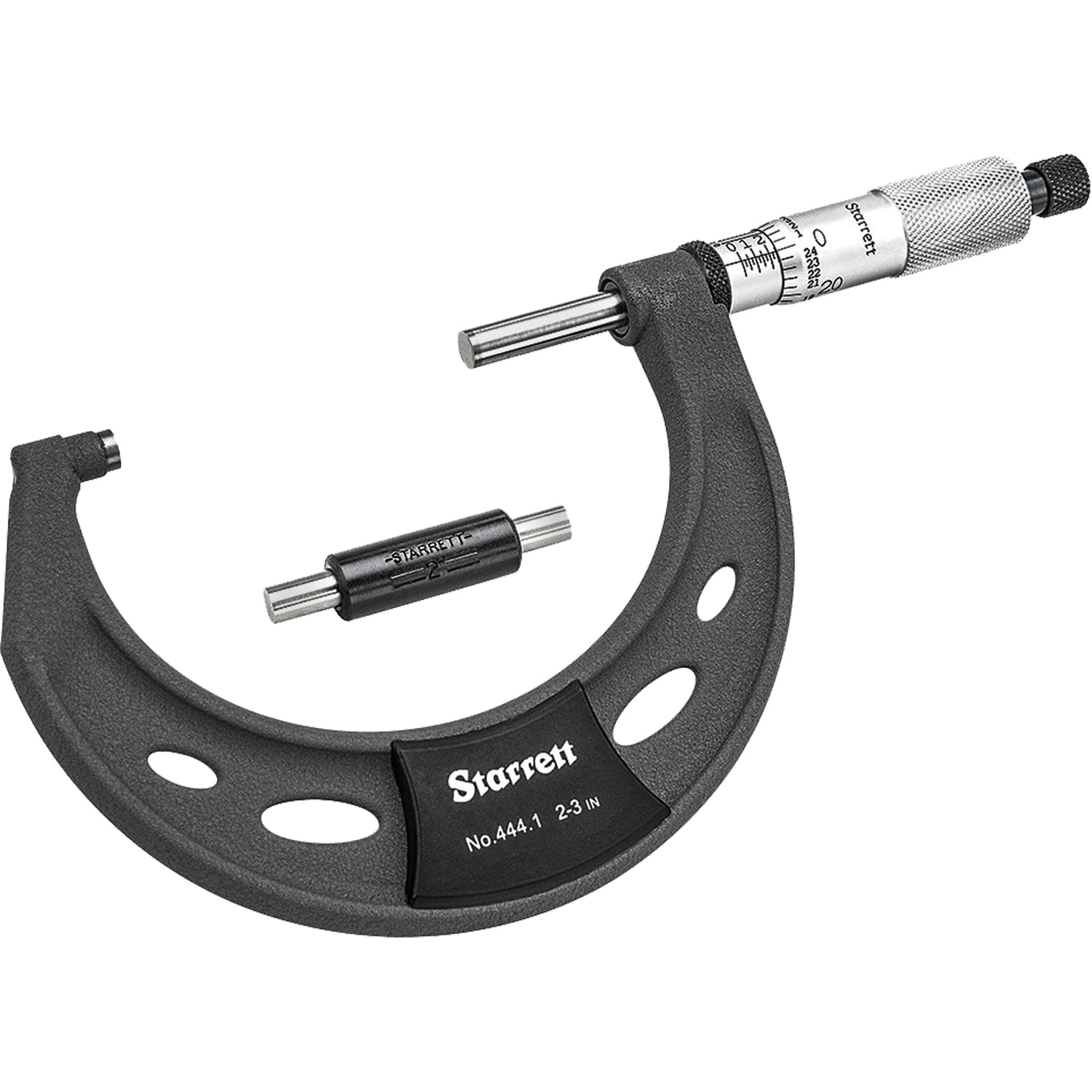 Outside Micrometer, With Ratchet Stop, 2" - 3"