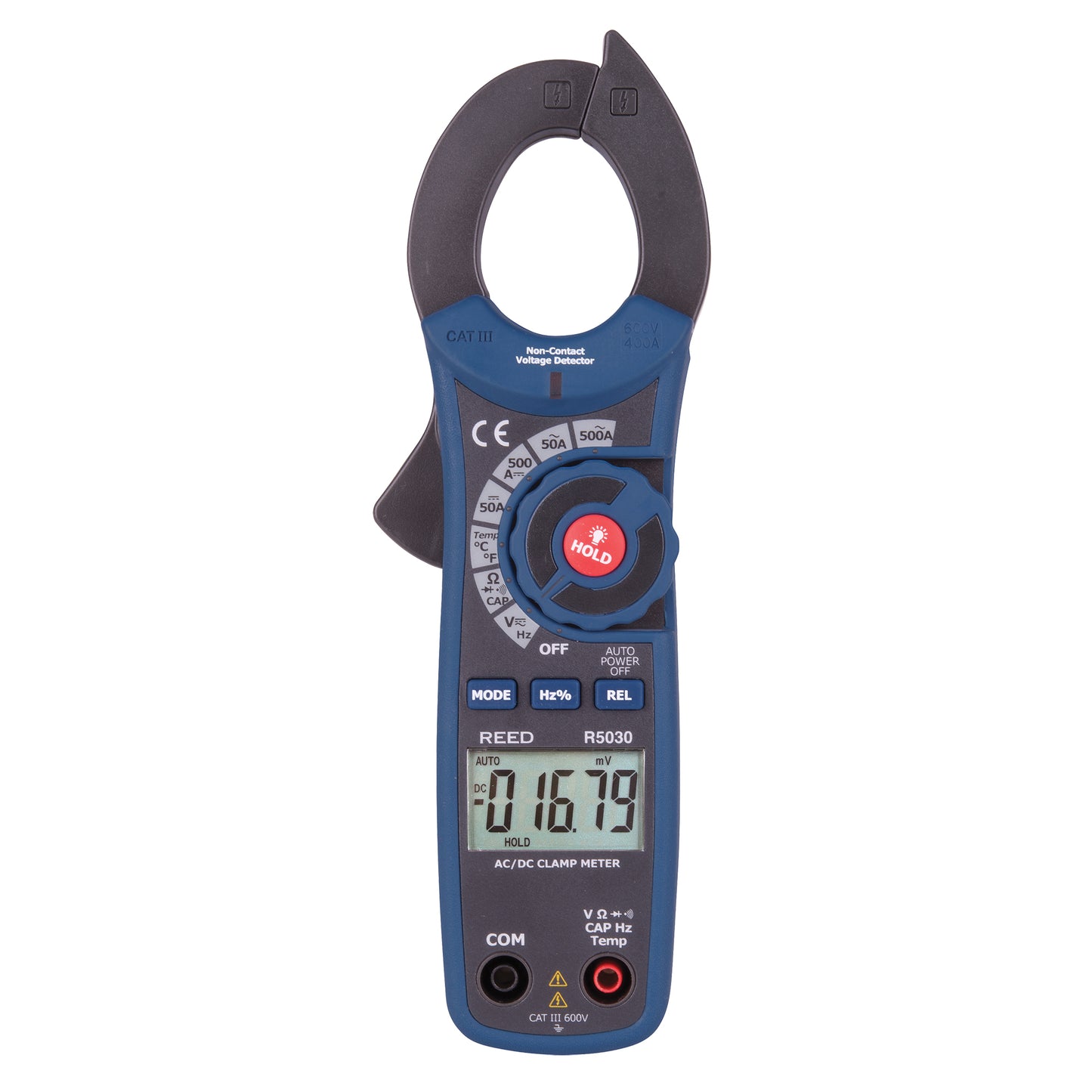 True RMS AC/DC Clamp Meter with ISO Certificate, AC/DC Voltage, AC/DC Current