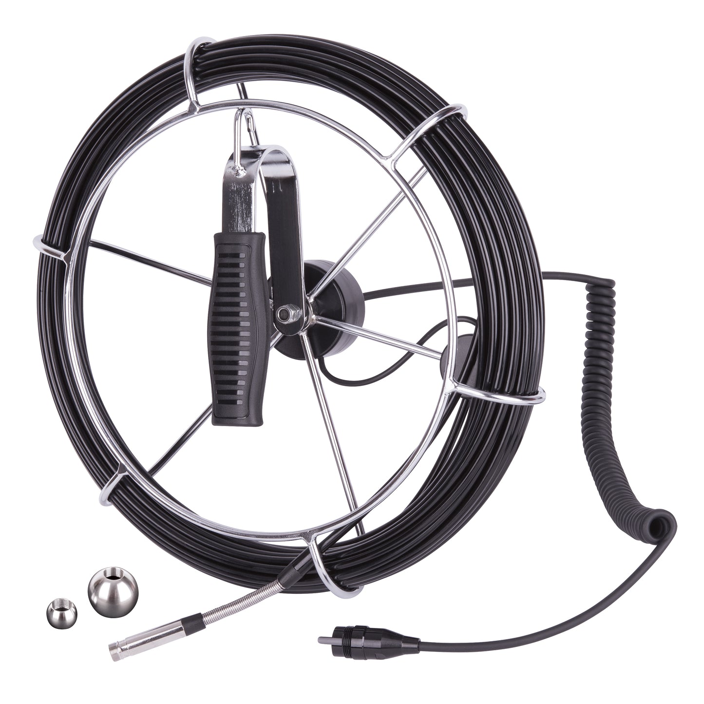 Mounted Camera Head on Cable Reel