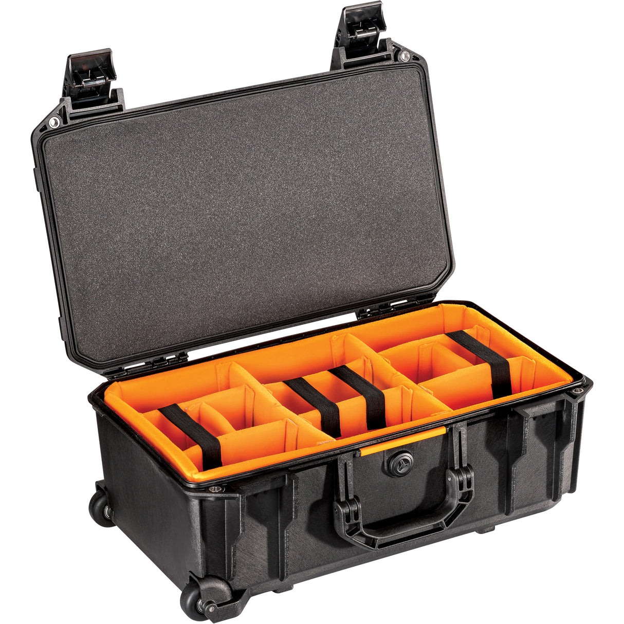 Vault Rolling Case with Padded Dividers, Hard Case