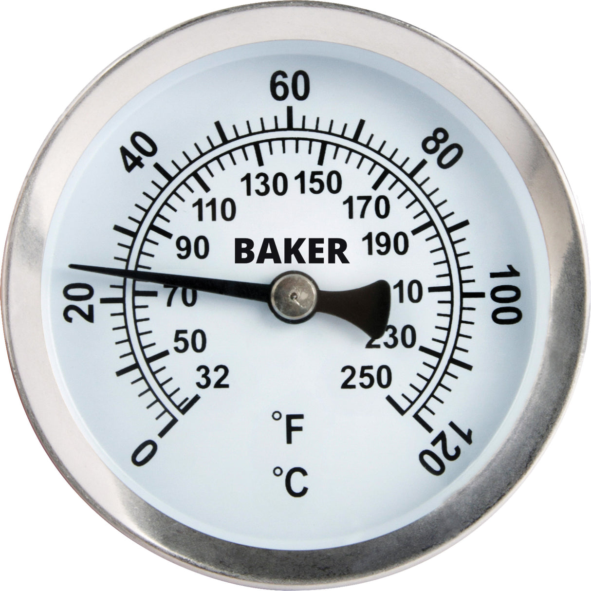 Pipe Surface Thermometer, Non-Contact, Analogue, 32-250°F (0-120°C)