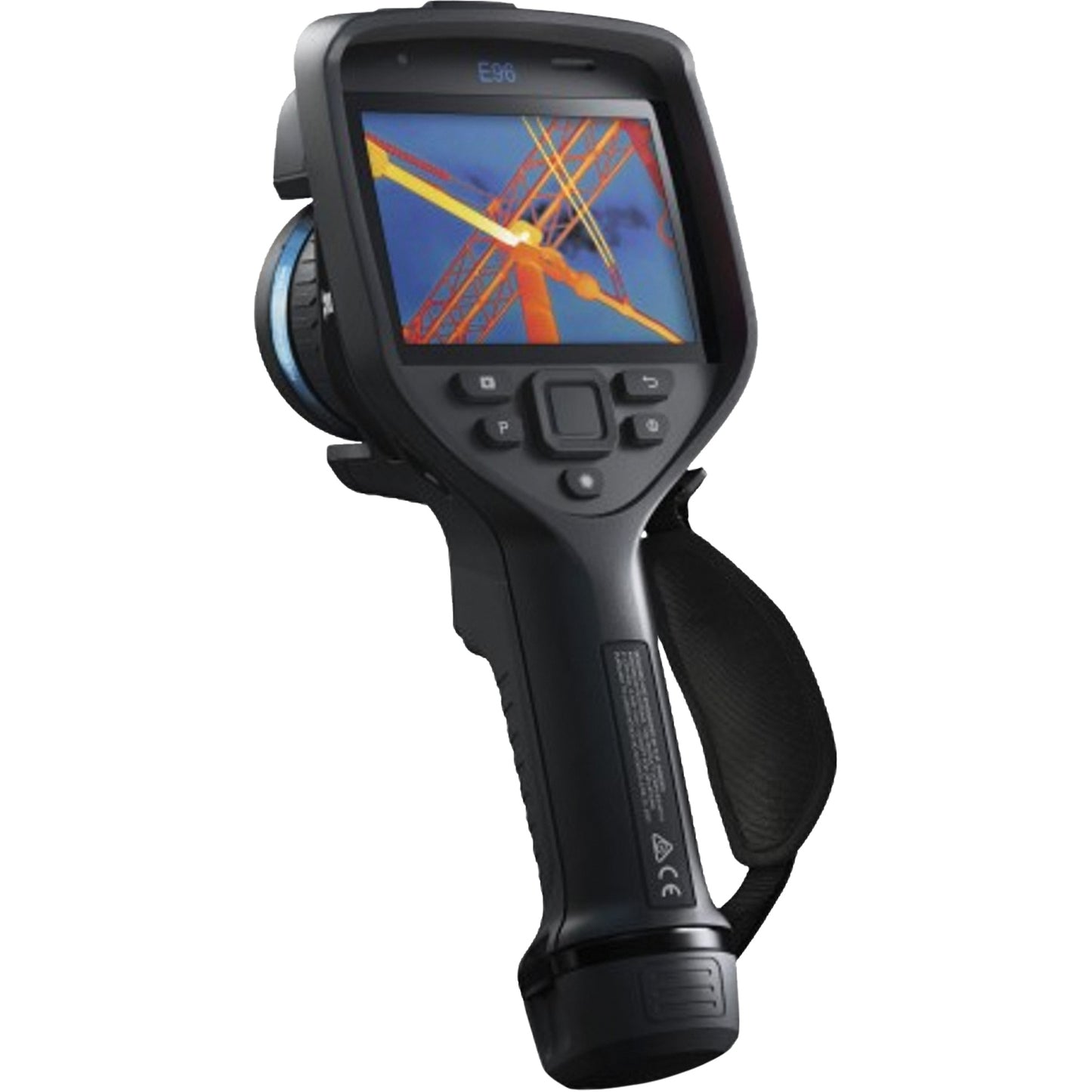 E96 Advanced Thermal Imaging Camera with 24° Lens, 640 x 480 pixels, 0° - 650°C (33° - 1202°F)/-20° - 120°C (-4° - 248°F)/300° - 1500°C (572° - 2732°F), <30 mK