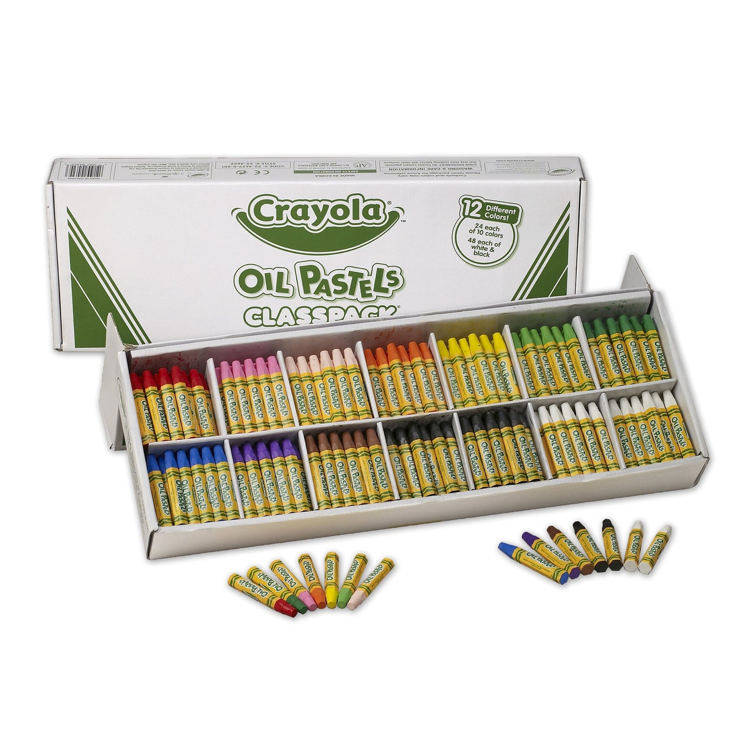 Crayola Oil Pastels Classpack, 336 Count (Case of 1)