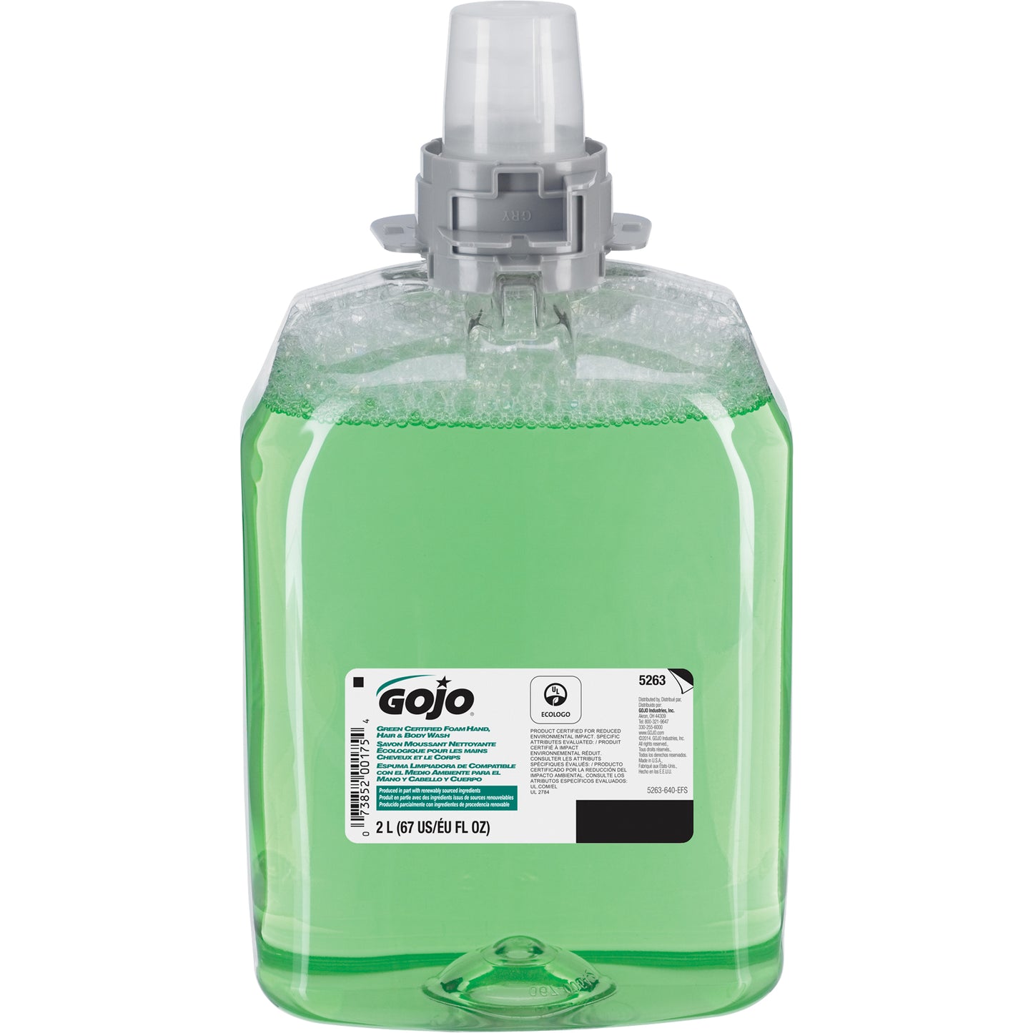 FMX-12™ Green Certified Hand, Hair & Body Soap, Foam, 1250 ml, Scented