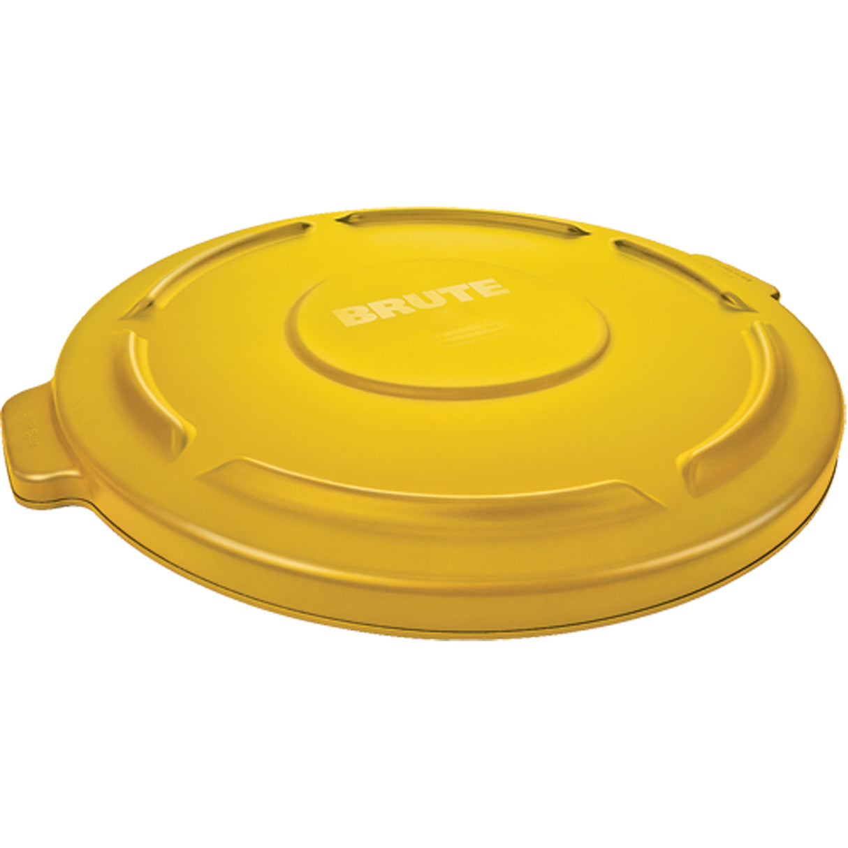 Round Brute® Tops, Flat Lid, Plastic/Polyethylene, Fits Container Size: 22" Dia.