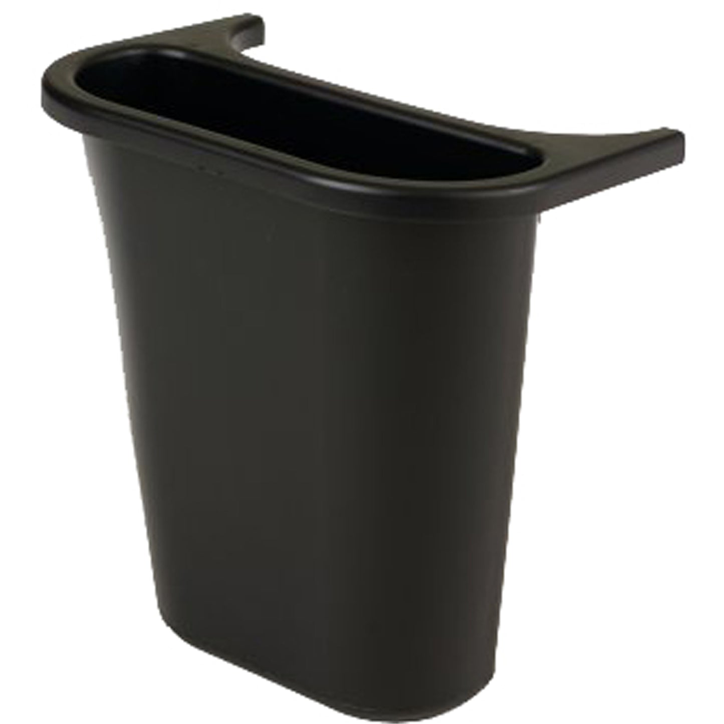 Side Recycling Bin for Wastebasket, Deskside, Plastic, 5 US Qt.