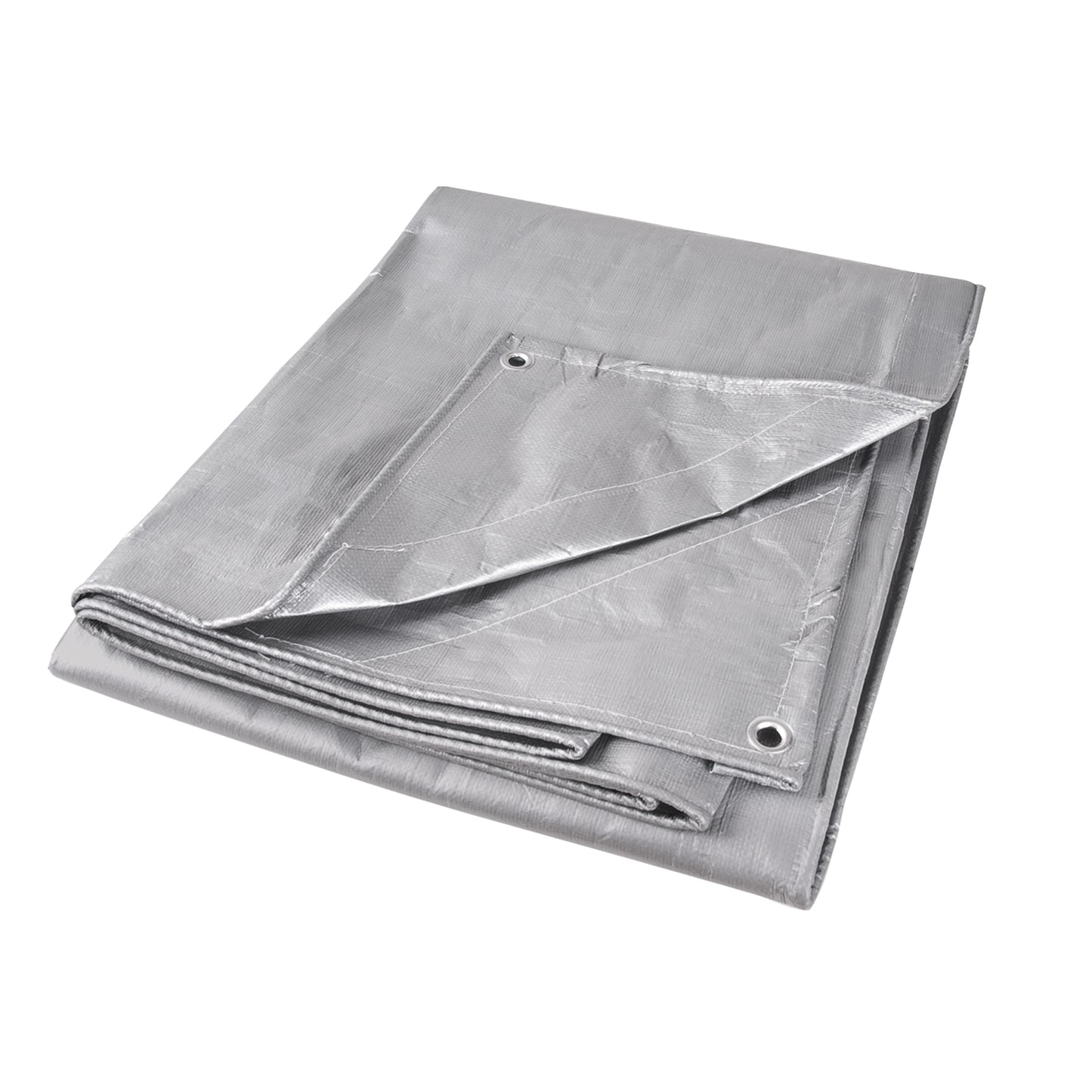 Tarp, Super Heavy-Duty, Silver, 30' x 20' x 12 mils