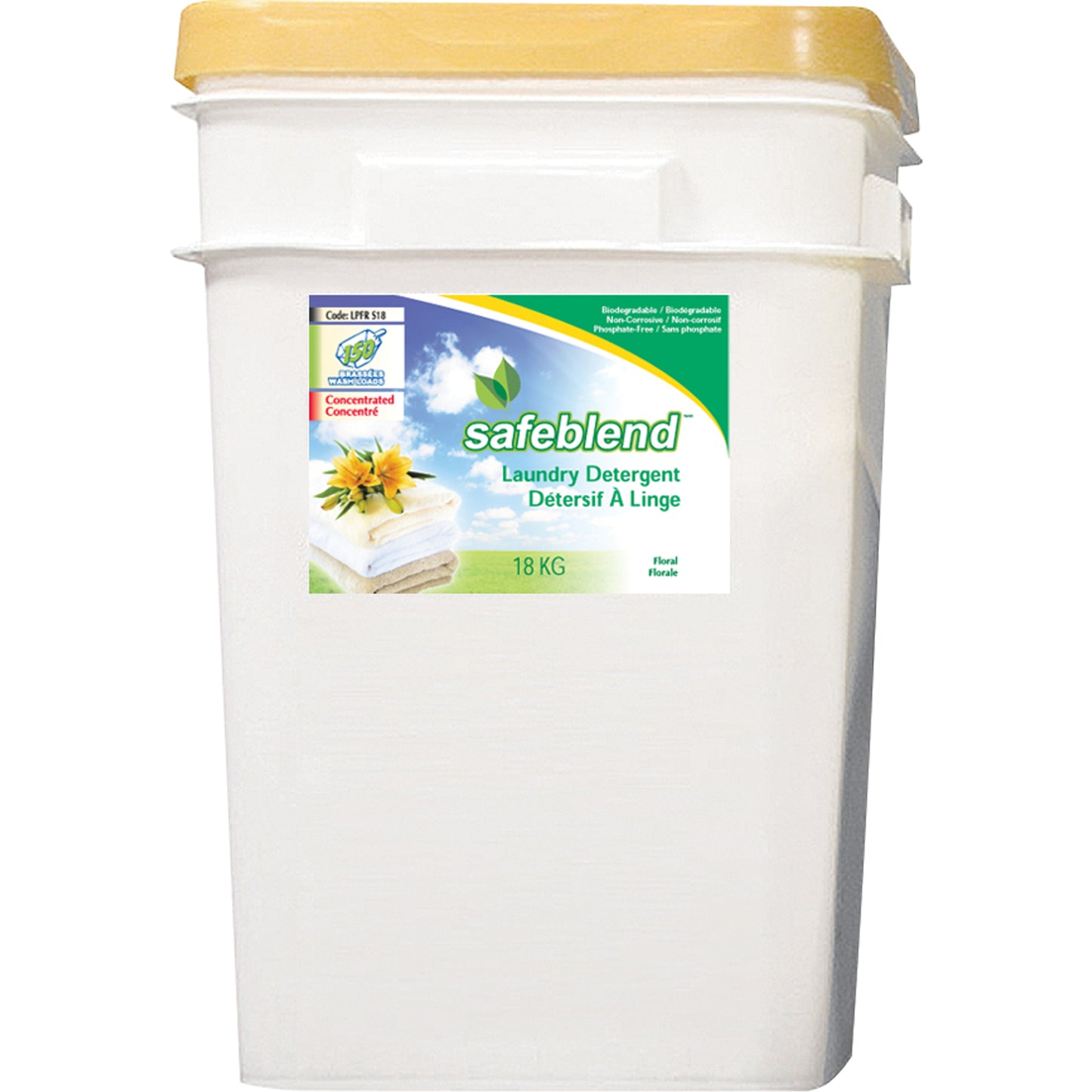 Safeblend™ Powdered Laundry Detergents, Pail