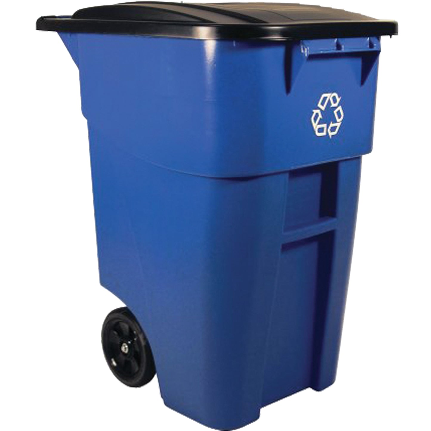 BRUTE® Roll-Out Container, Deskside, Plastic, 50 US gal.