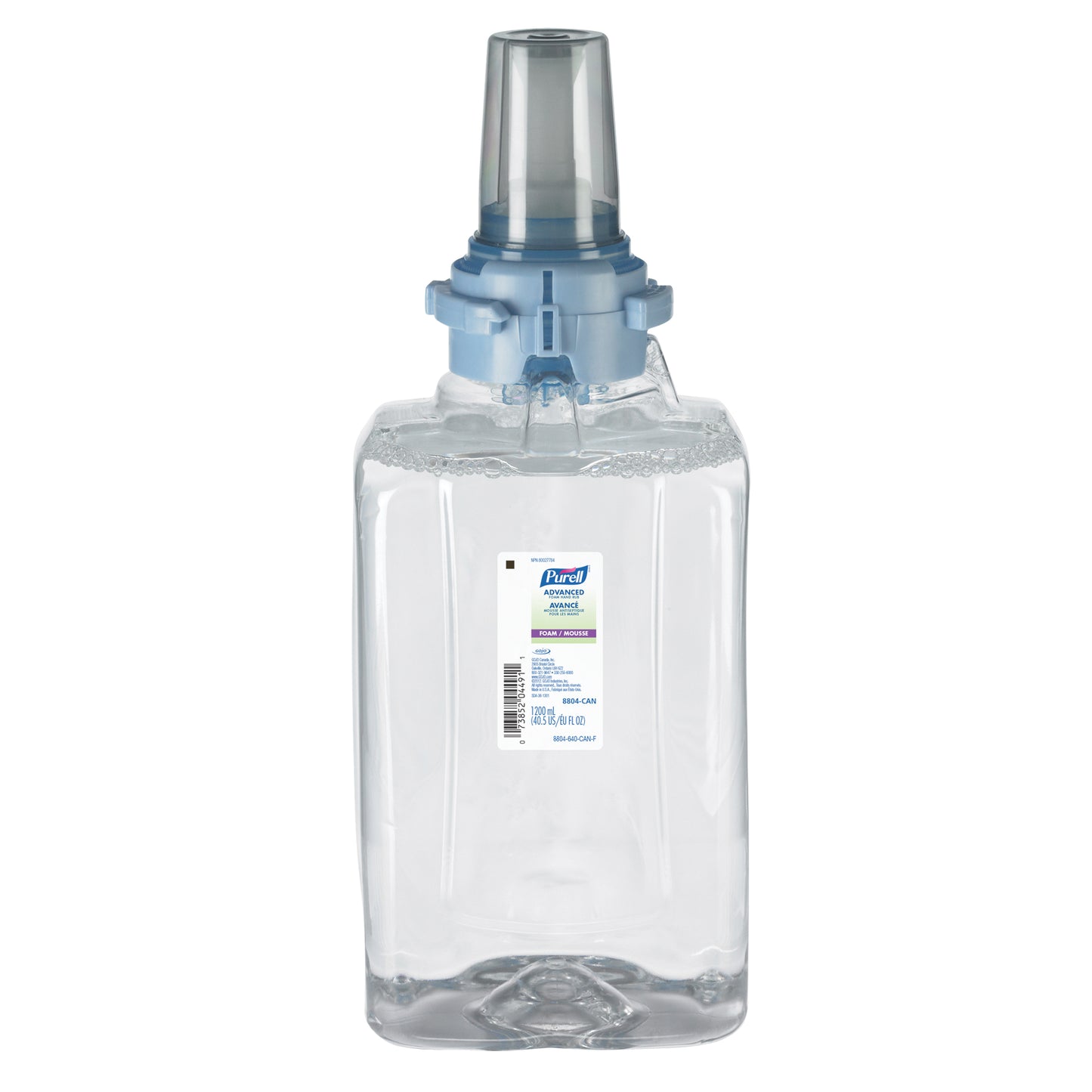 ADX-12™ Advanced Foam Hand Sanitizer, 1200 ml, Cartridge Refill, 70% Alcohol