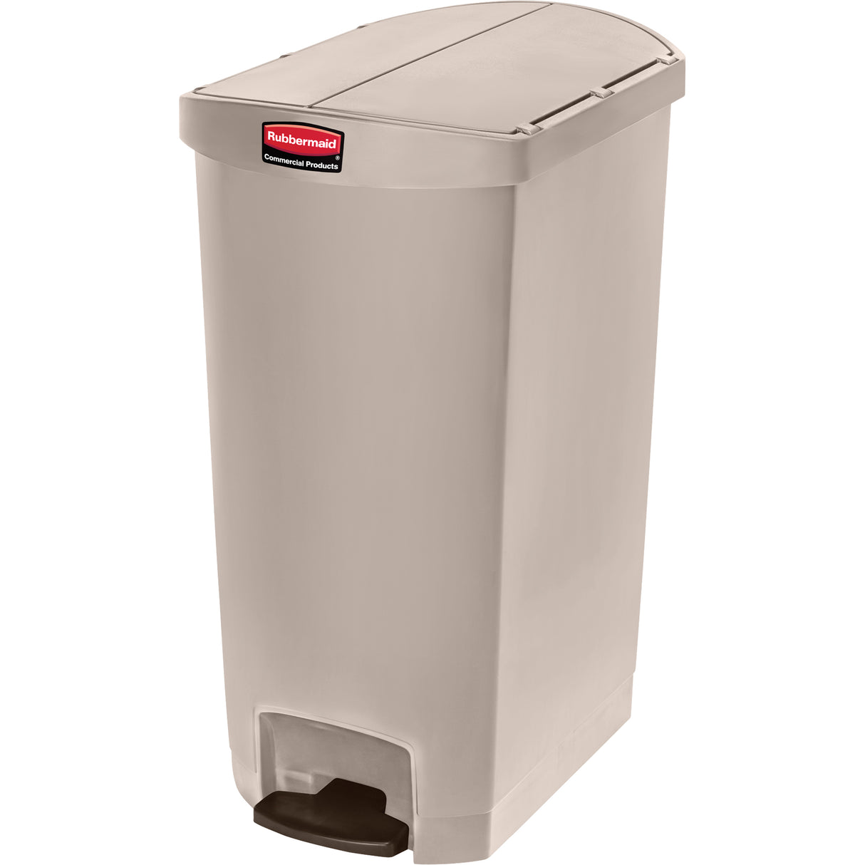 Slim Jim® Waste Container, Resin, 18 US gal. Capacity