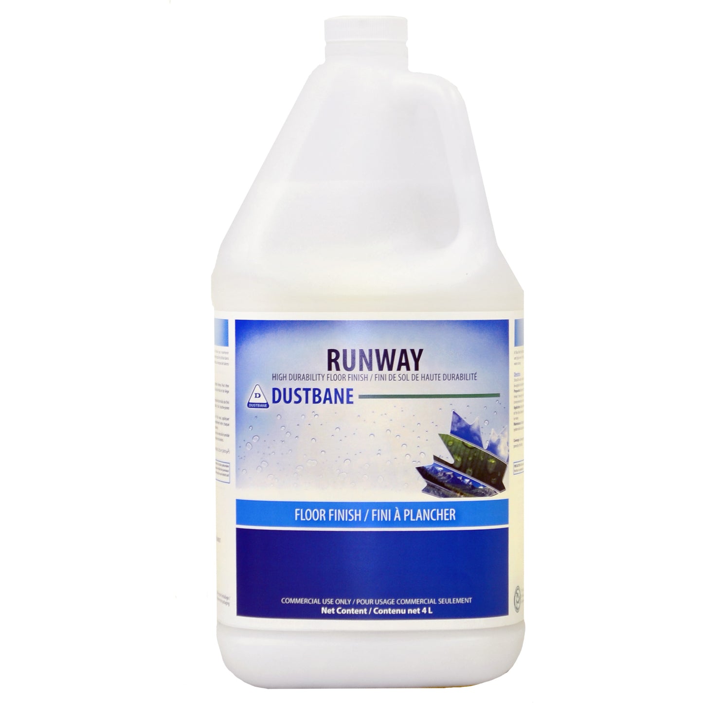 Runway High-Durability Floor Finish, 4 L, Jug