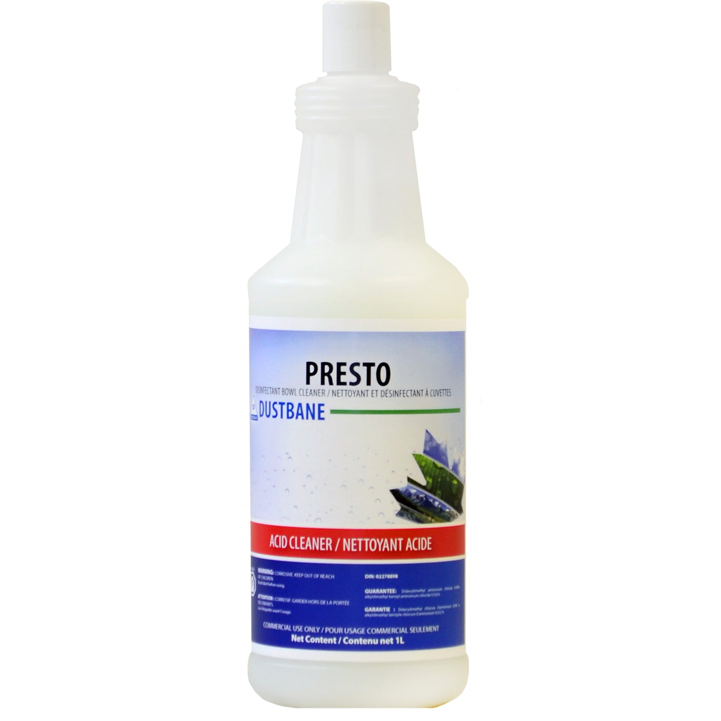 Presto Disinfectant Bowl Cleaner, 1 L, Bottle