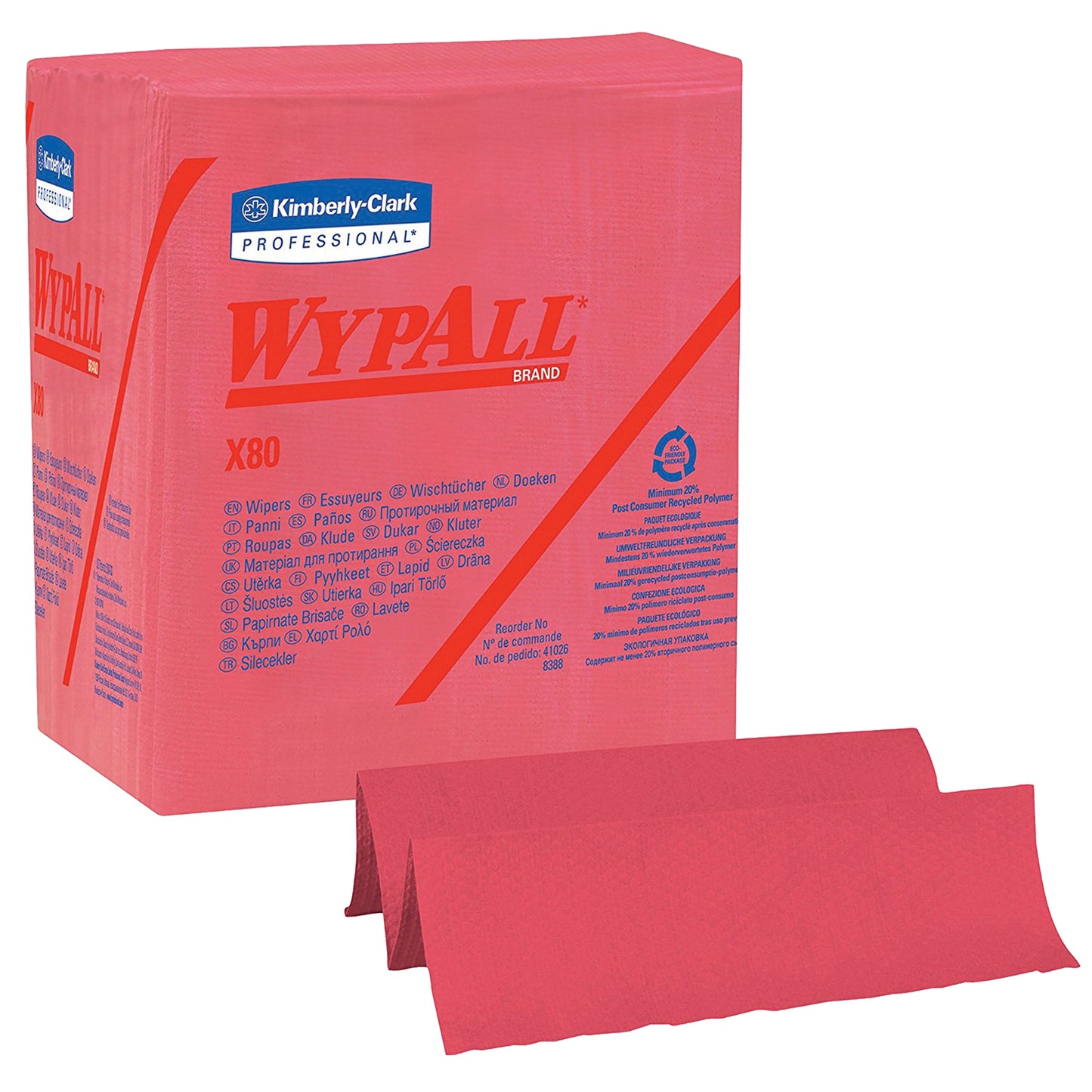 X80 Wipers, Heavy-Duty, 12-1/2" L x 12" W