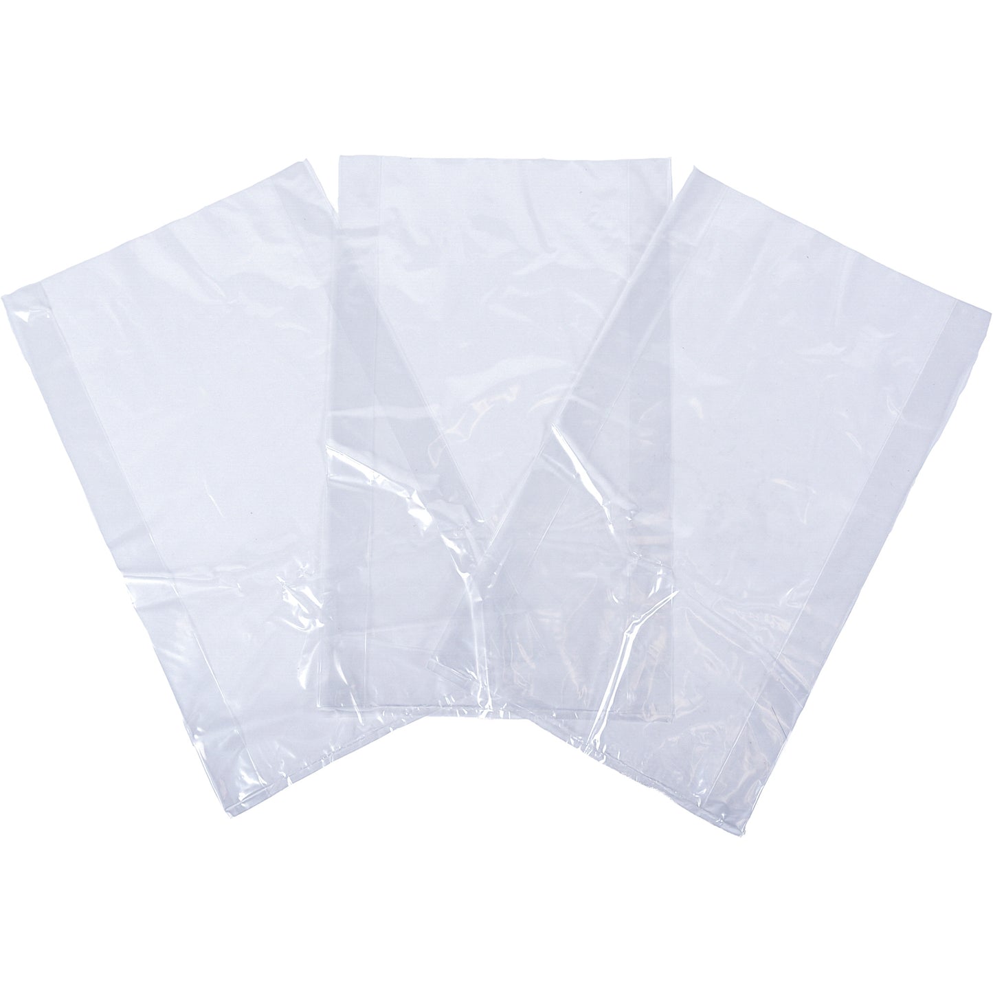 Poly Bags, Open Top, 8" x 3-1/2", 1 mils