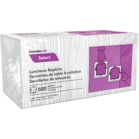 Pro Select™ 1/4 Fold Luncheon Napkins, 1 Ply, 12.5" x 11.5"