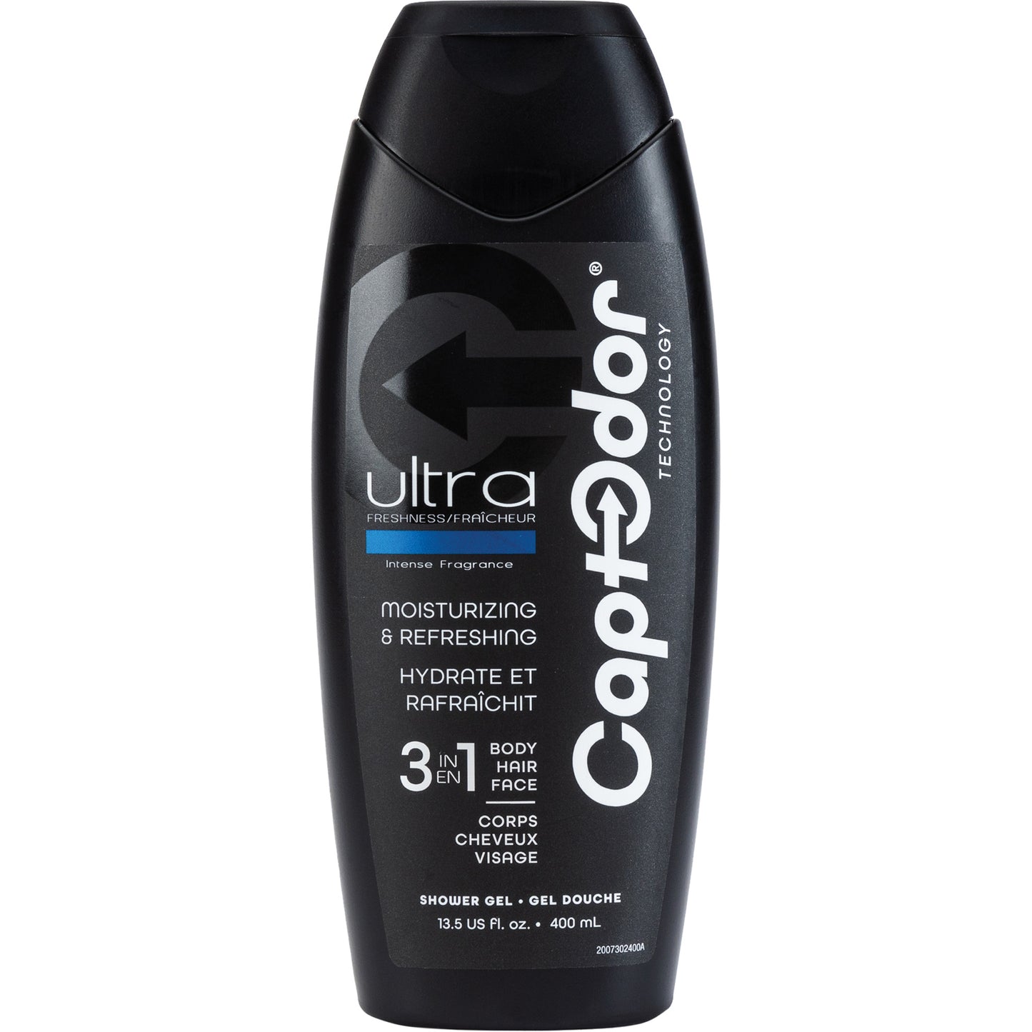3 in 1 Shower Gel, 400 ml, Ultra Freshness, Bottle